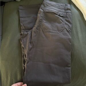 Prana Charcoal Gray Performance Pants